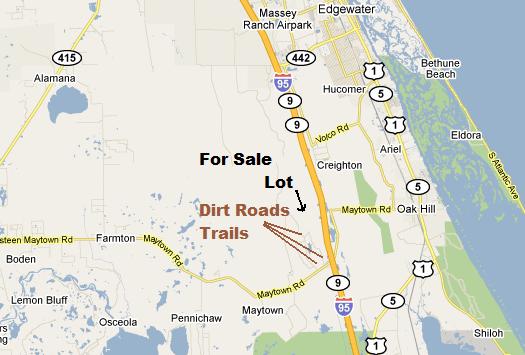 Cape Atlantic Estates Volusia County Florida Recreational Land