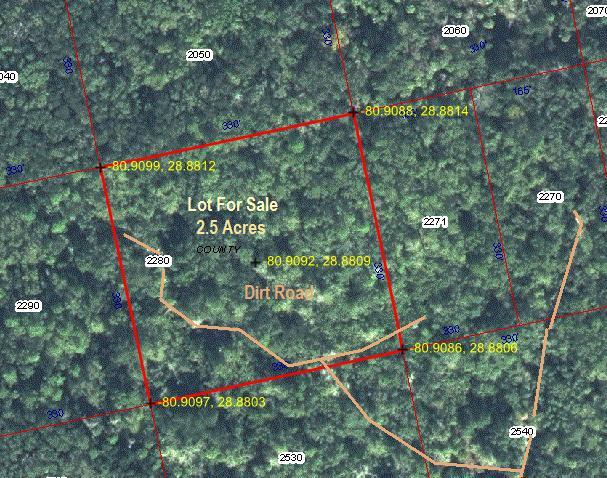 Volusia County Recreational Land Florida