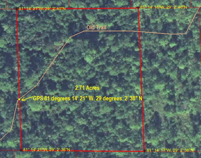 2 plus acres for sale DeLand FL