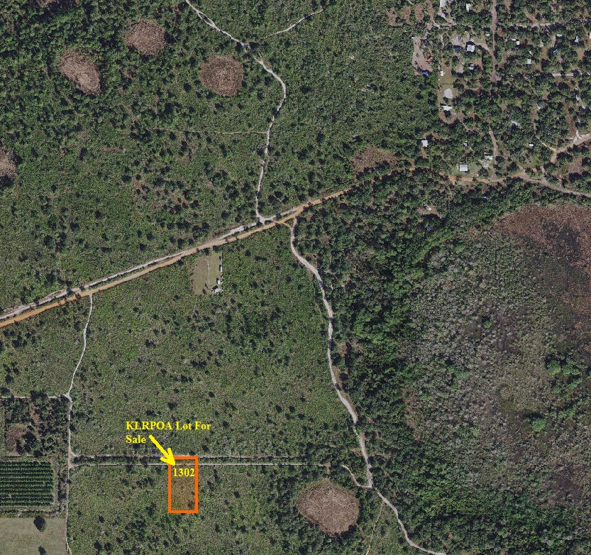 KLRPOA Camp Lot For Sale Kissimmee Lake Recreational Property Owners Association area