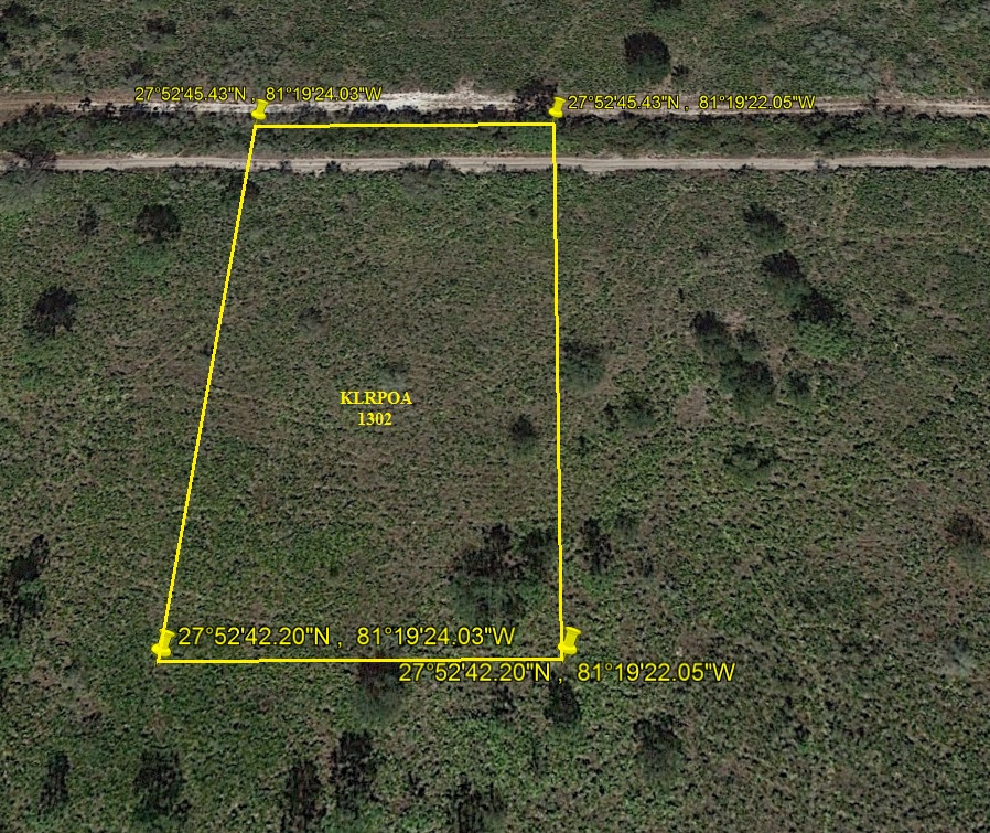 KLRPOA Camp Lot For Sale Kissimmee Lake Recreational Property Owners Association area