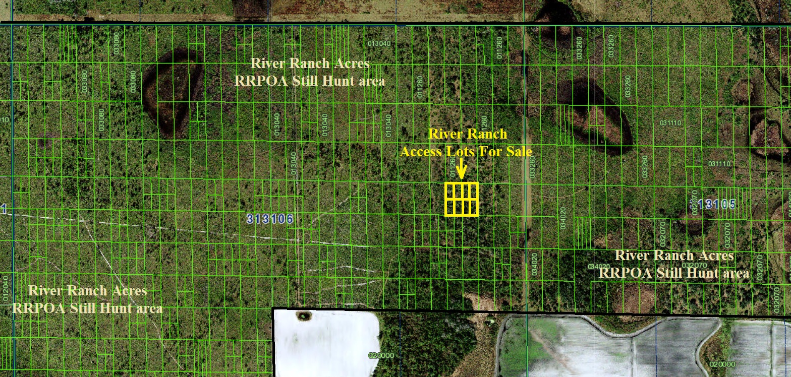 River Ranch Acres RRPOA still hunt access lots