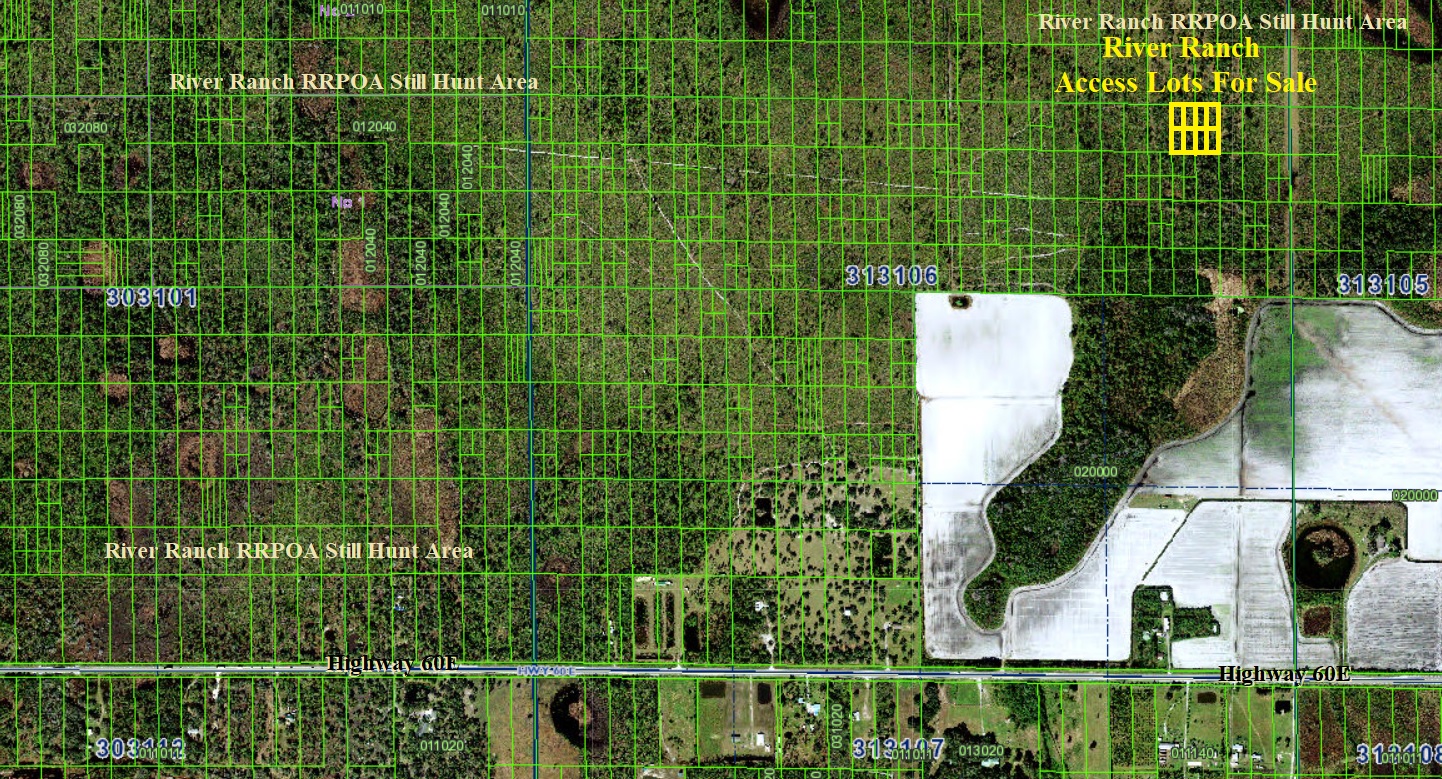 River Ranch Acres RRPOA still hunt access lots